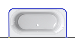 Карниз для ванны Astra-Form  Прима  185x90